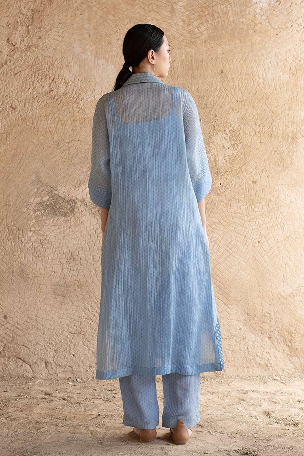 Clear Blue Kurta Set