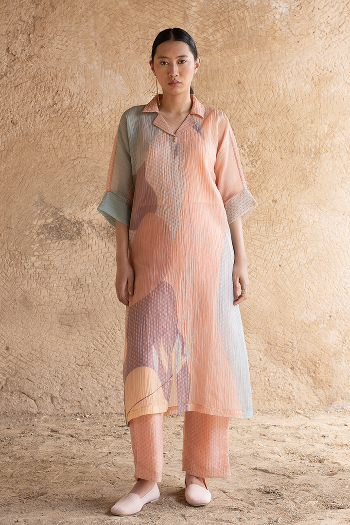 Soft Peach Kurta Set