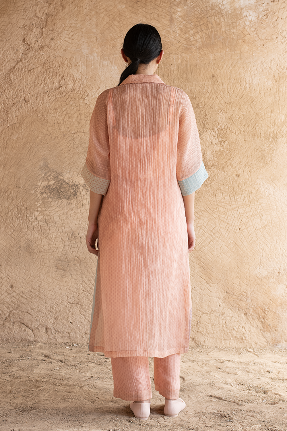 Soft Peach Kurta Set