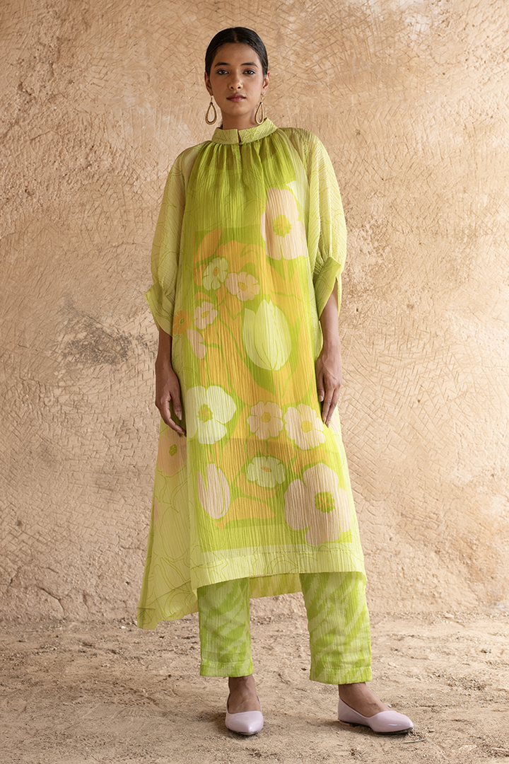 Lime Green Kurta Set