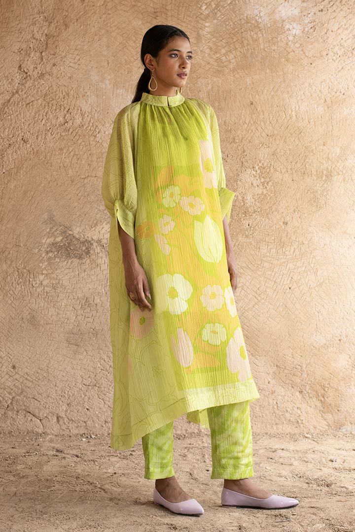 Lime Green Kurta Set