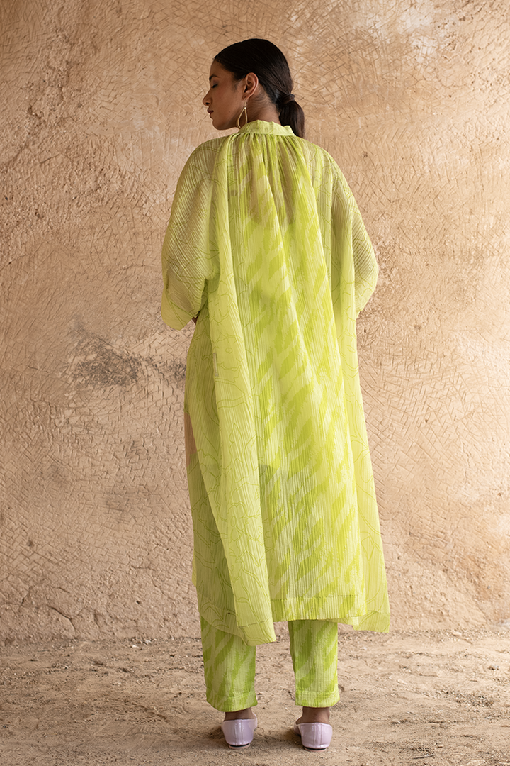 Lime Green Kurta Set