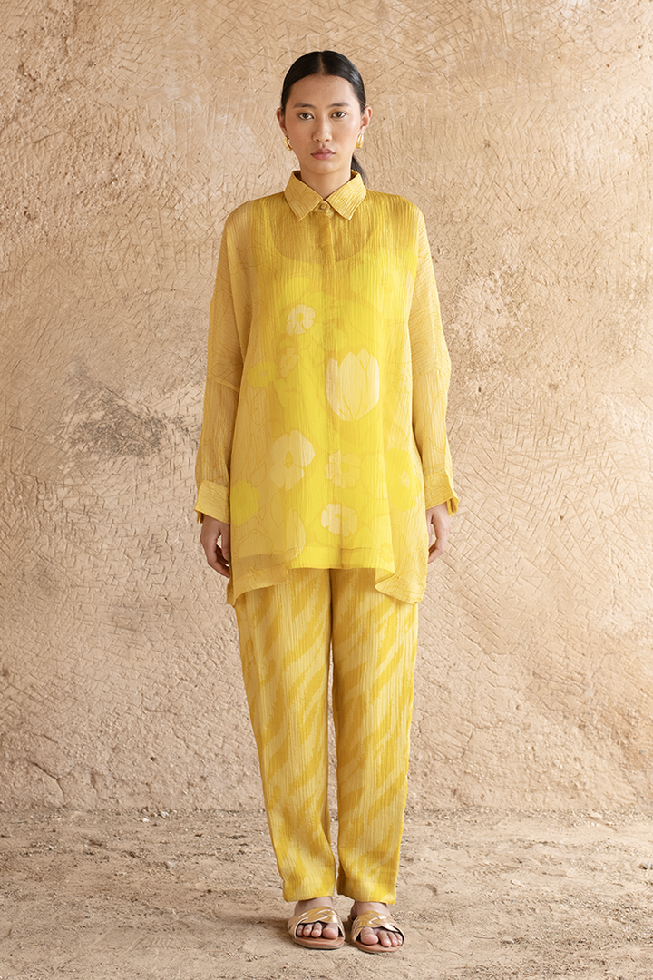 Deep Yellow Tunic Set