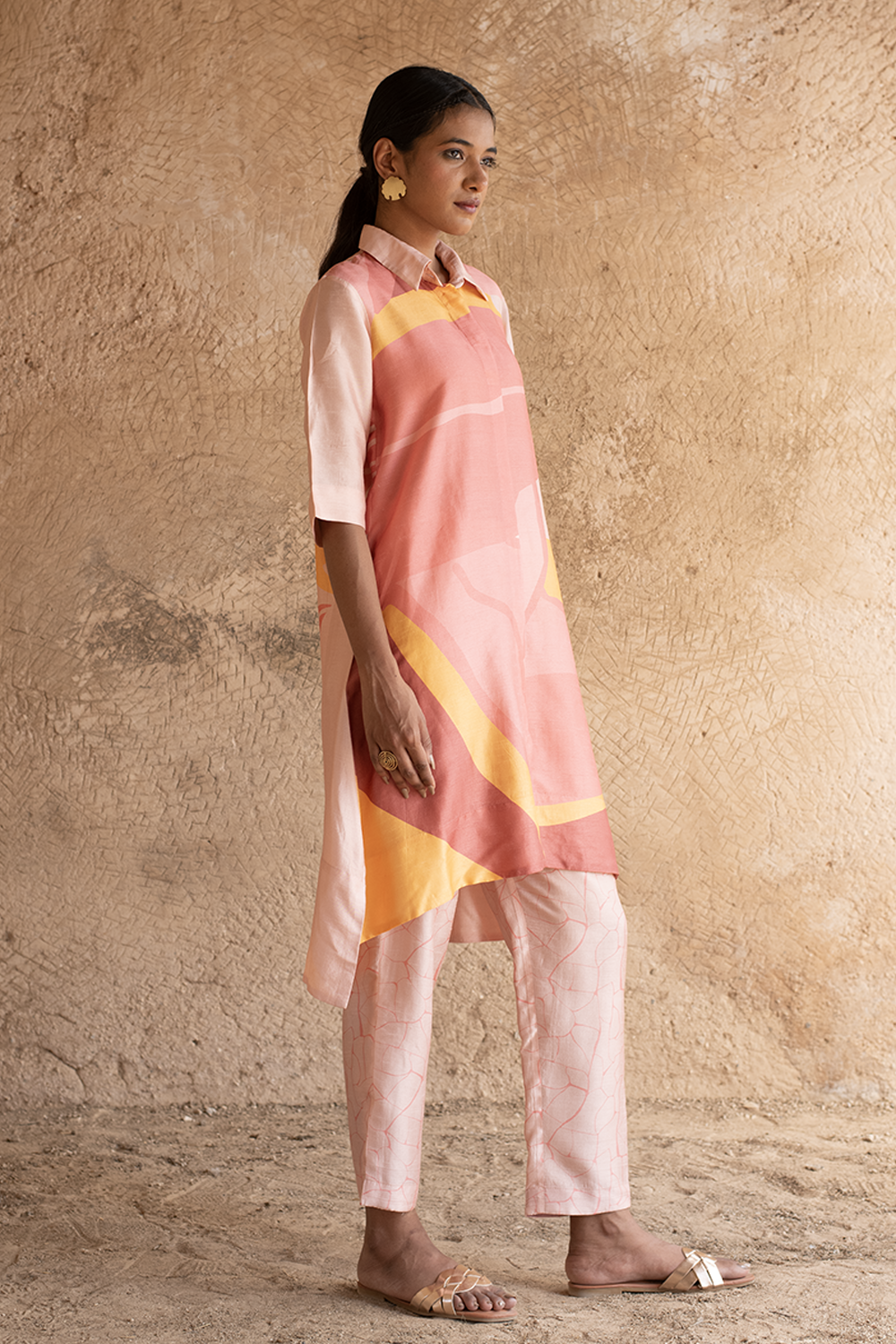 Light Peach Tunic Set