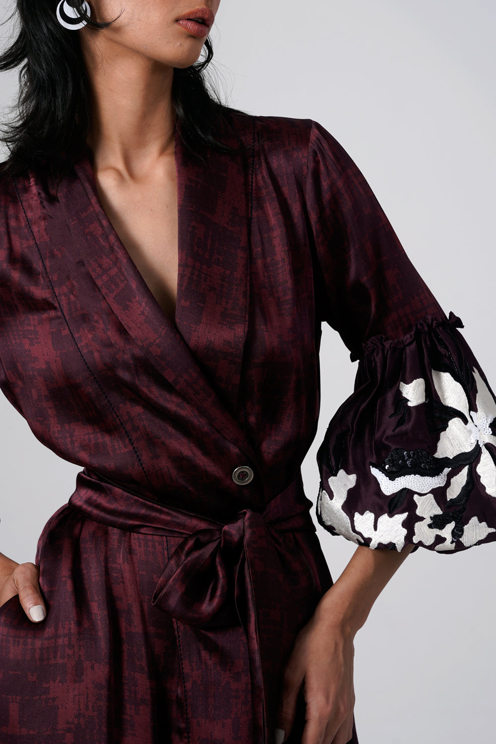 Okina Blazer Wrap Dress