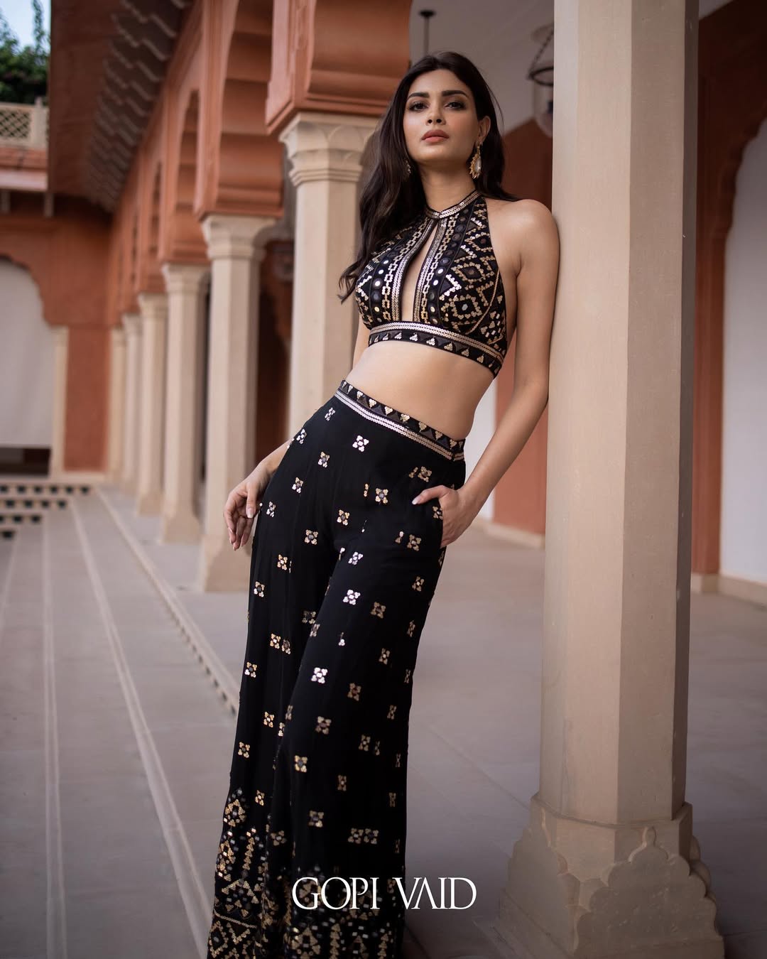 Diana in Sharara set with Blazer