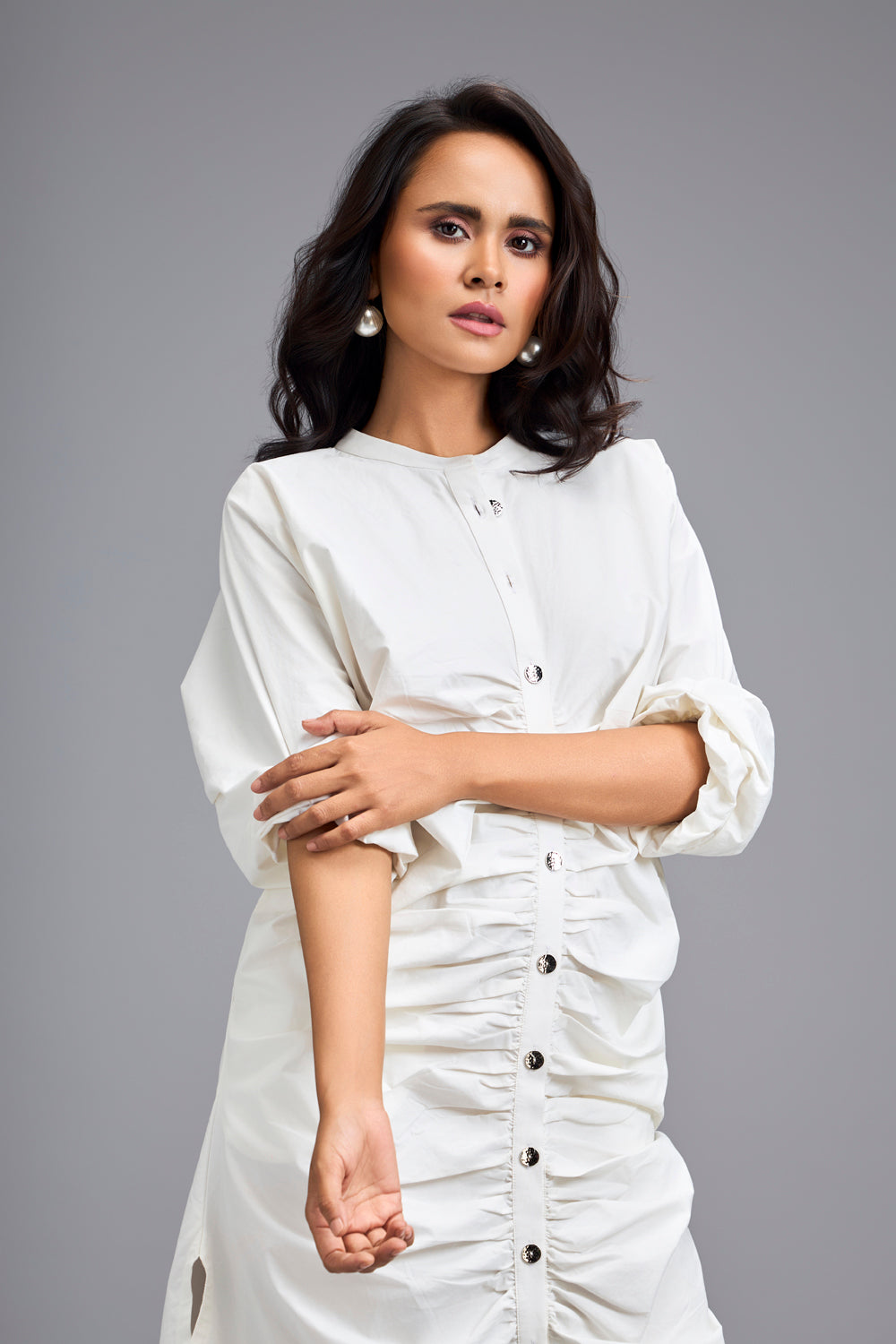 White Shirt Dress