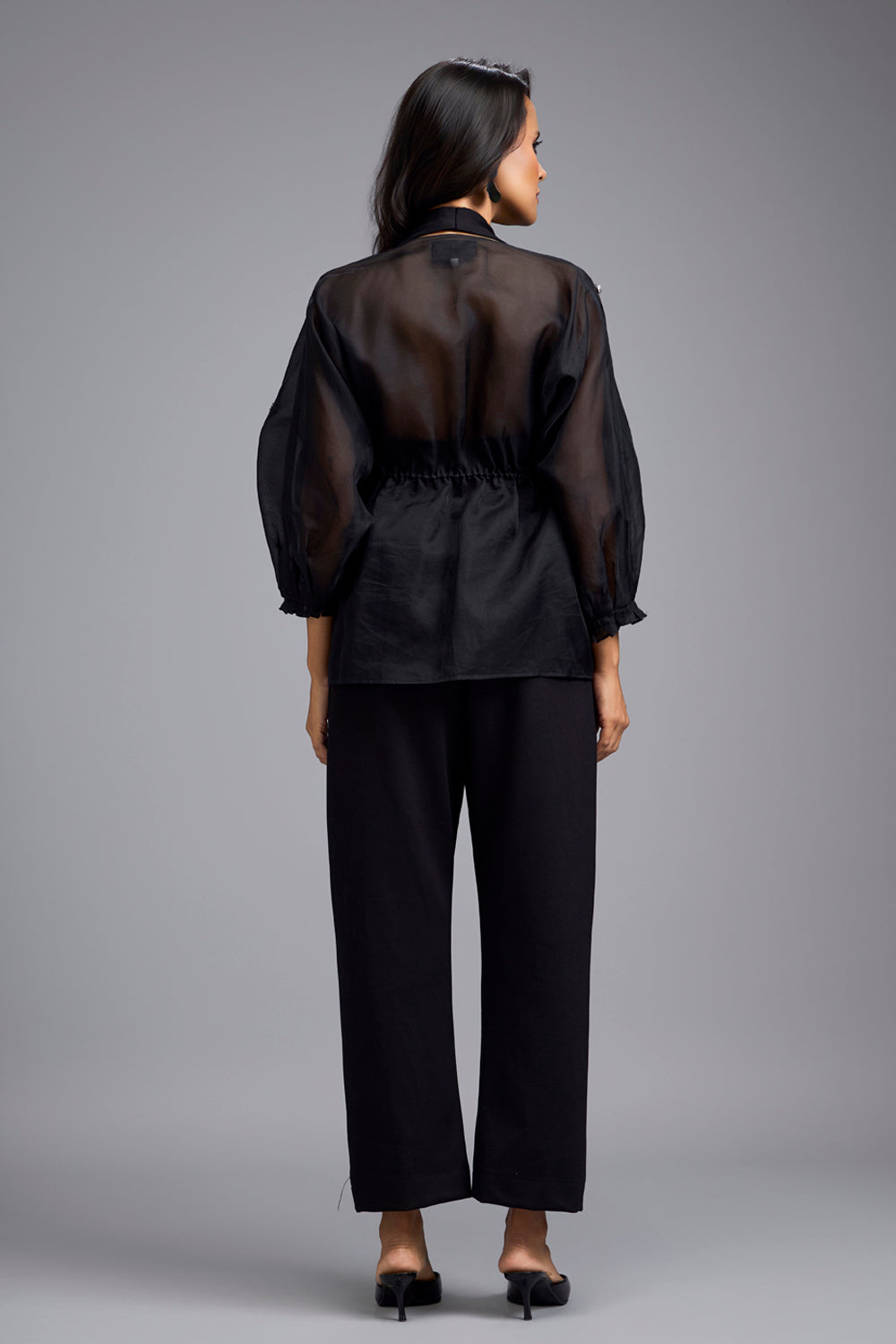 Black Embellished Co-ord Set