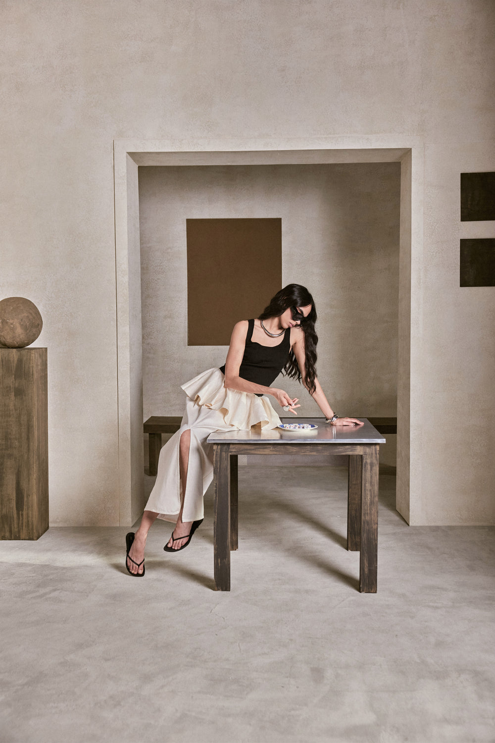 Eira Skirt Ivory
