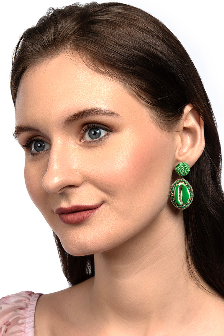 Trixie Green Earring