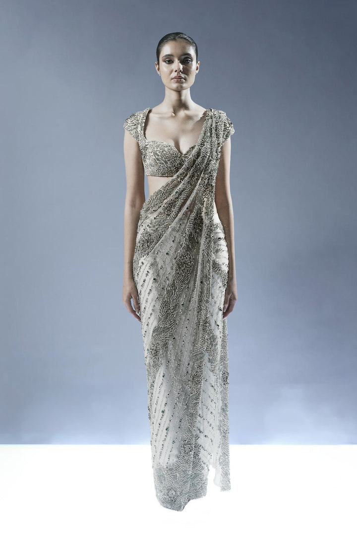 Aurora Cascade Saree