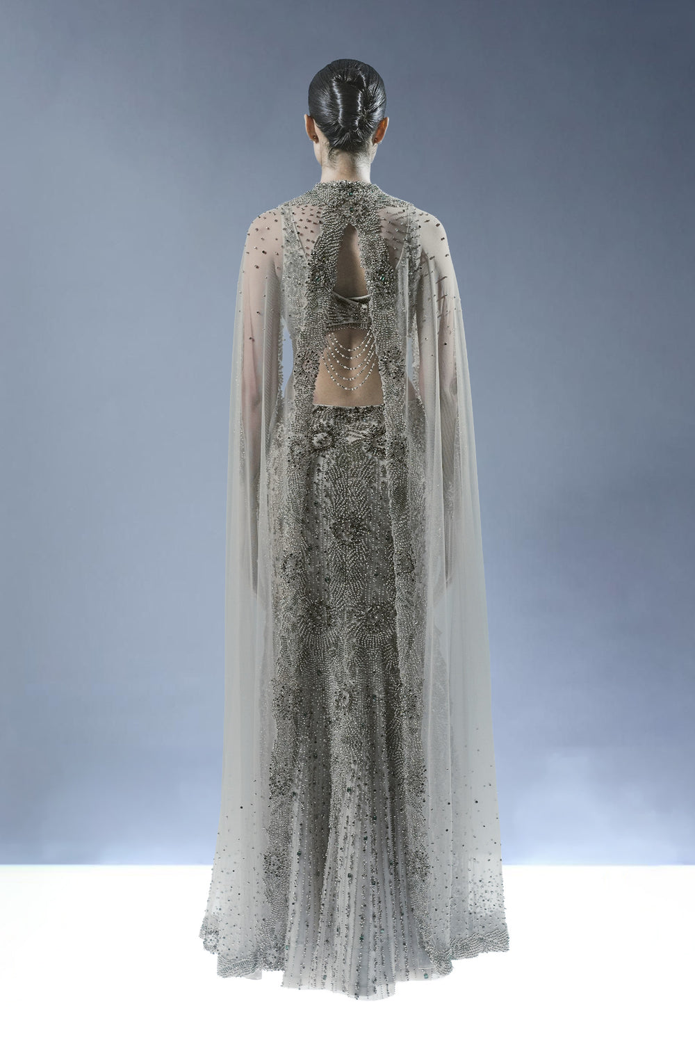 Crystal Cascade Lehenga Set