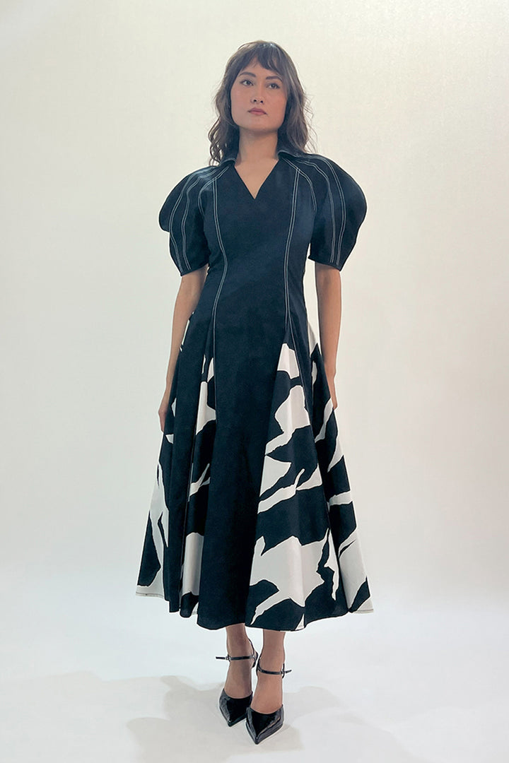 Stream Godet Dress