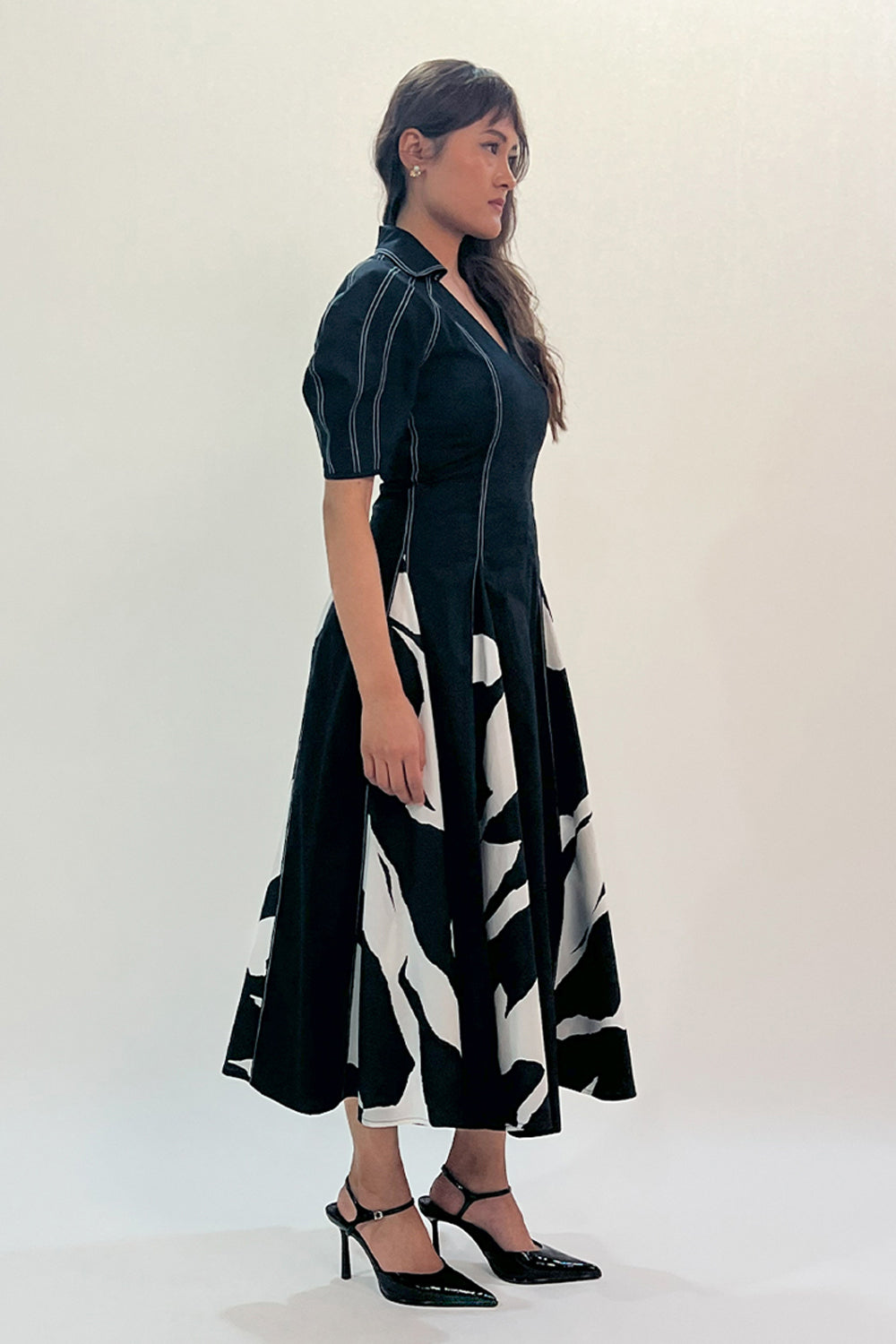 Stream Godet Dress