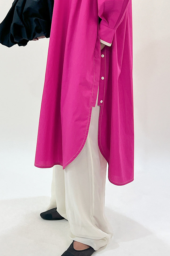 Line Shirt Dress