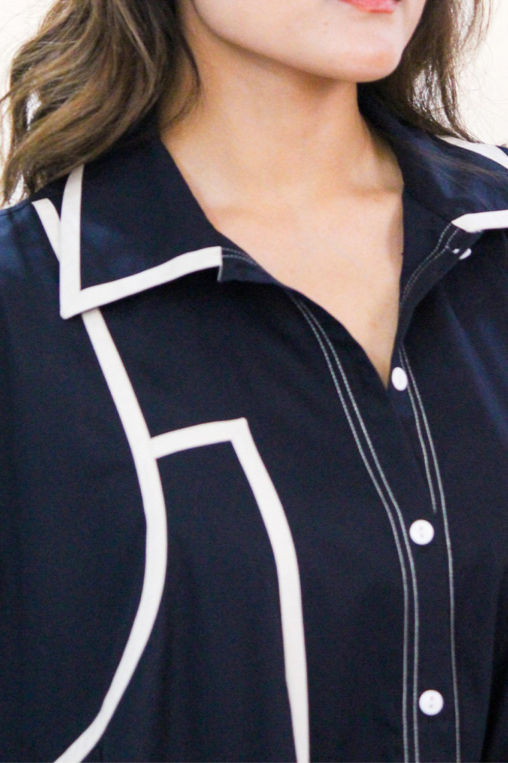 Line Shirt Dress