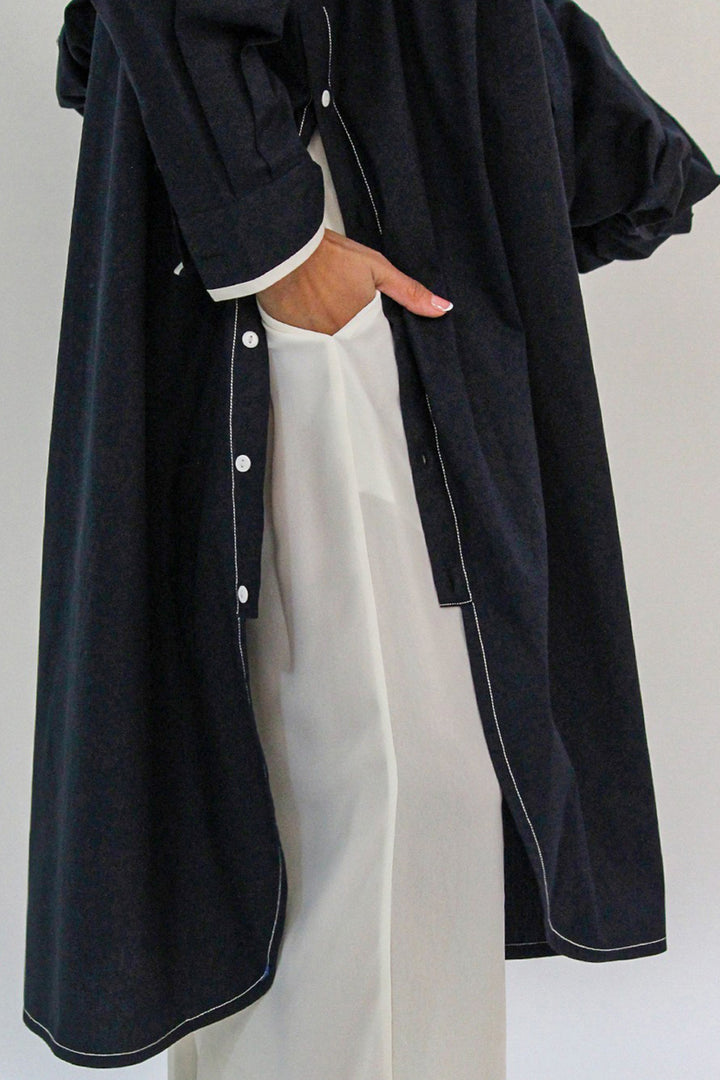 Line Shirt Dress