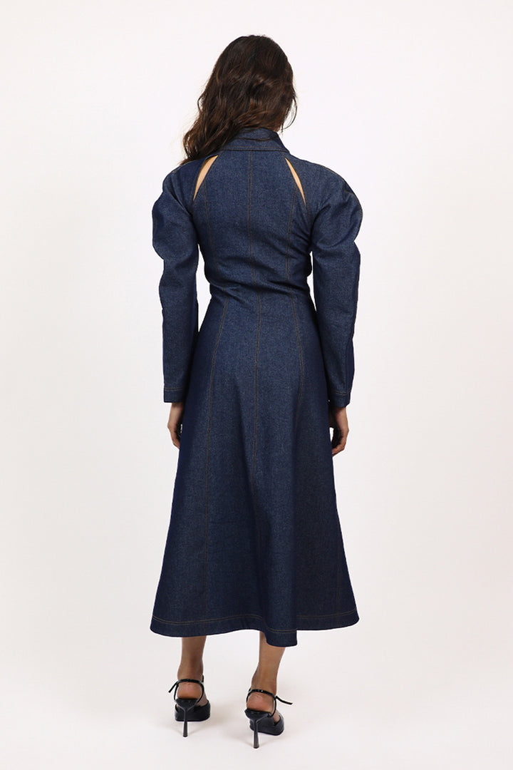 Denim Zip Dress