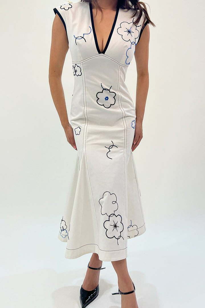 Peony Embellished Dress