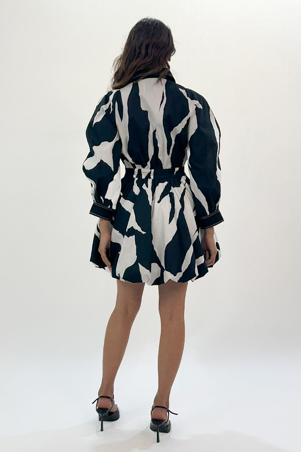 Stream Bubble Hem Dress
