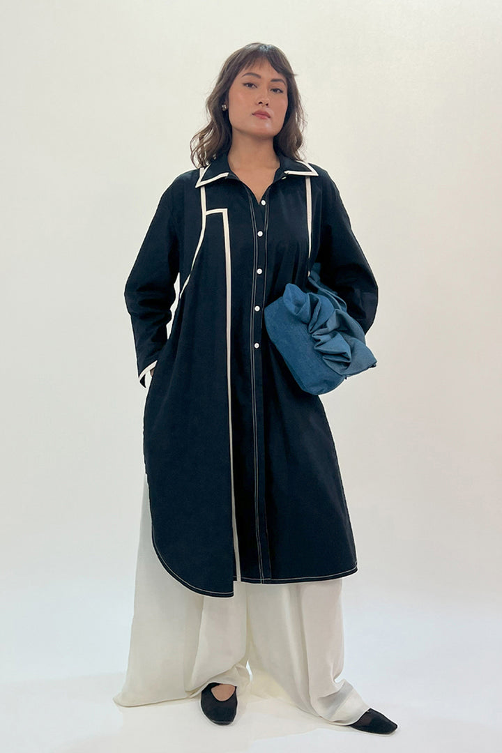 Line Shirt Dress