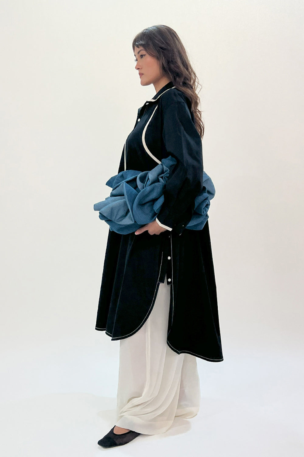 Line Shirt Dress