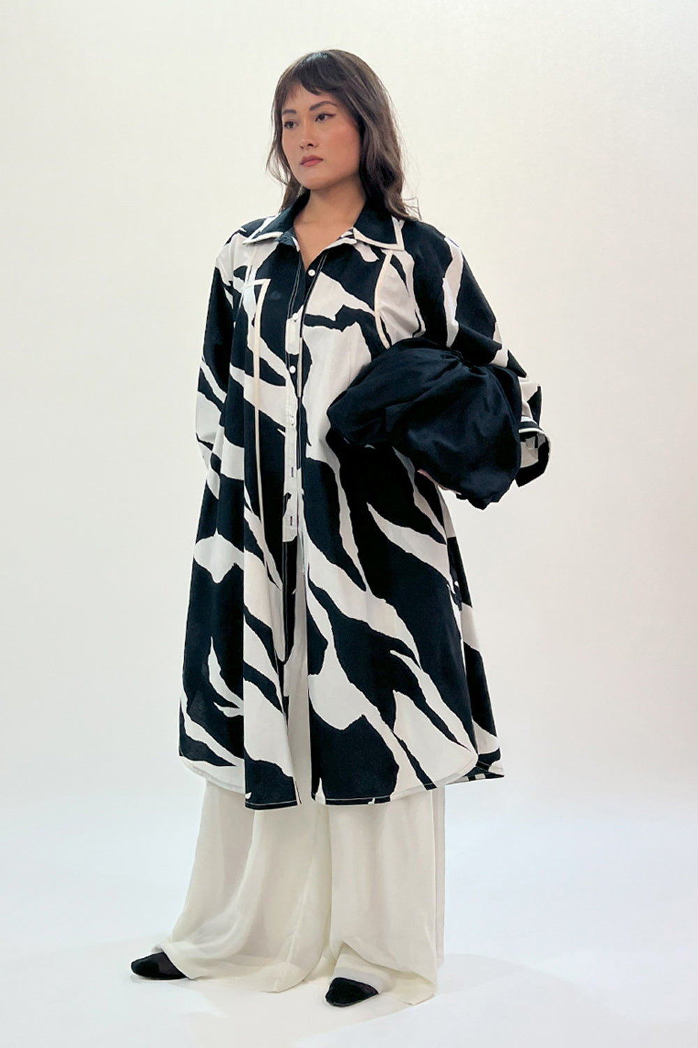 Line Shirt Dress