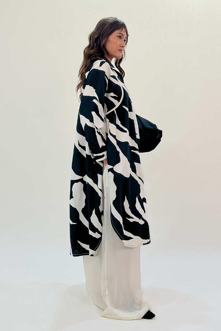 Line Shirt Dress