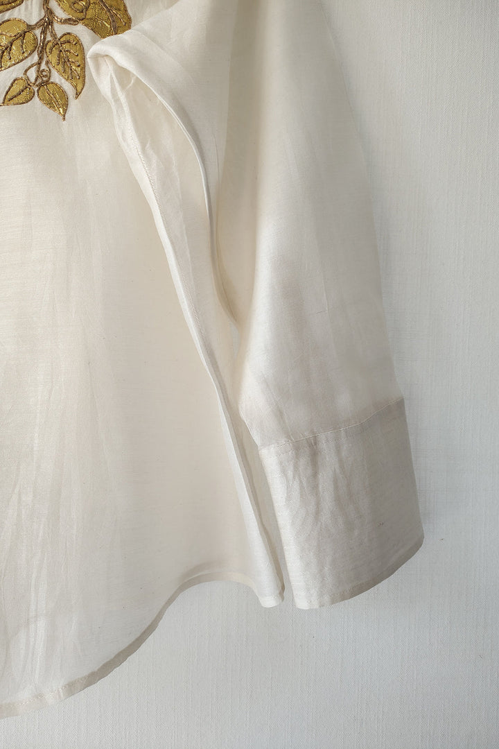 Ivory Botanica Gotapatti shirt