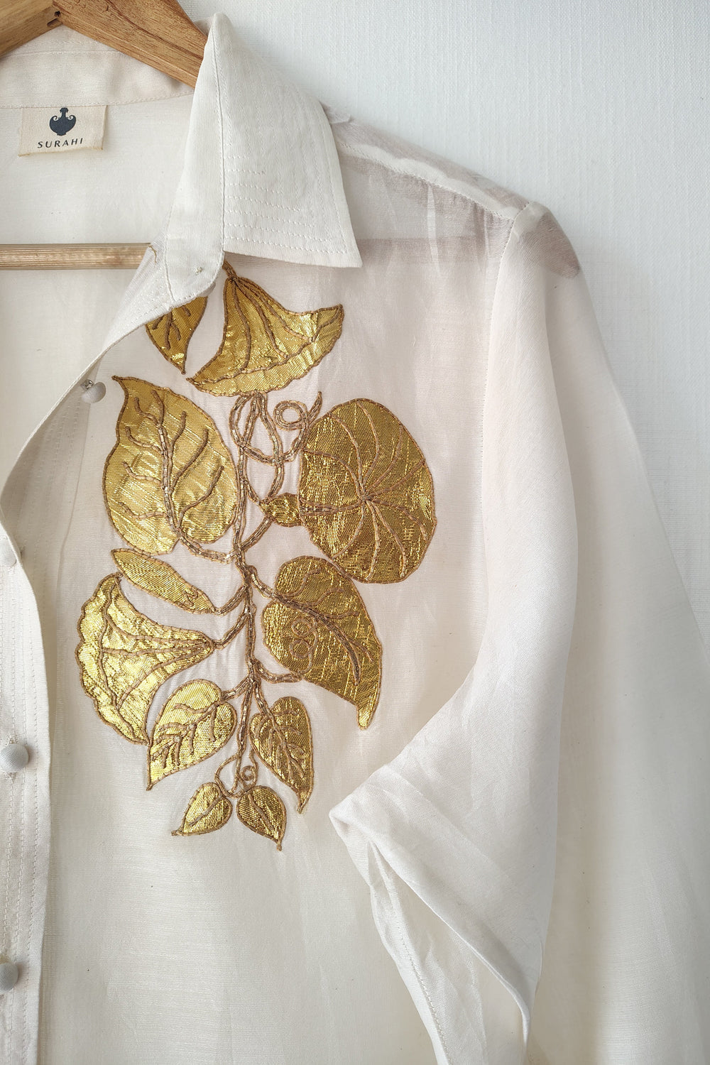 Ivory Botanica Gotapatti shirt