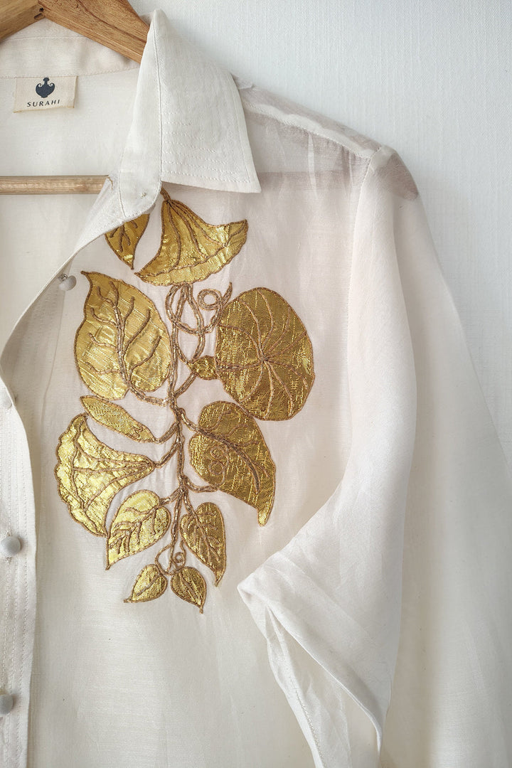 Ivory Botanica Gotapatti shirt