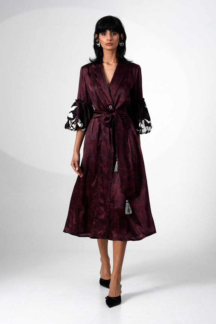 Okina Blazer Wrap Dress