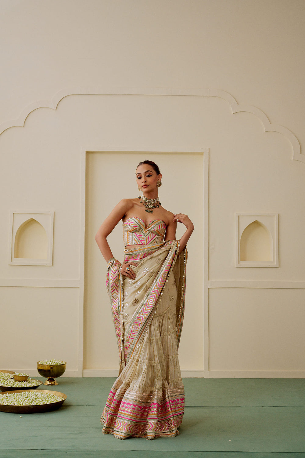 Sreeleela in Zehn Saree Set