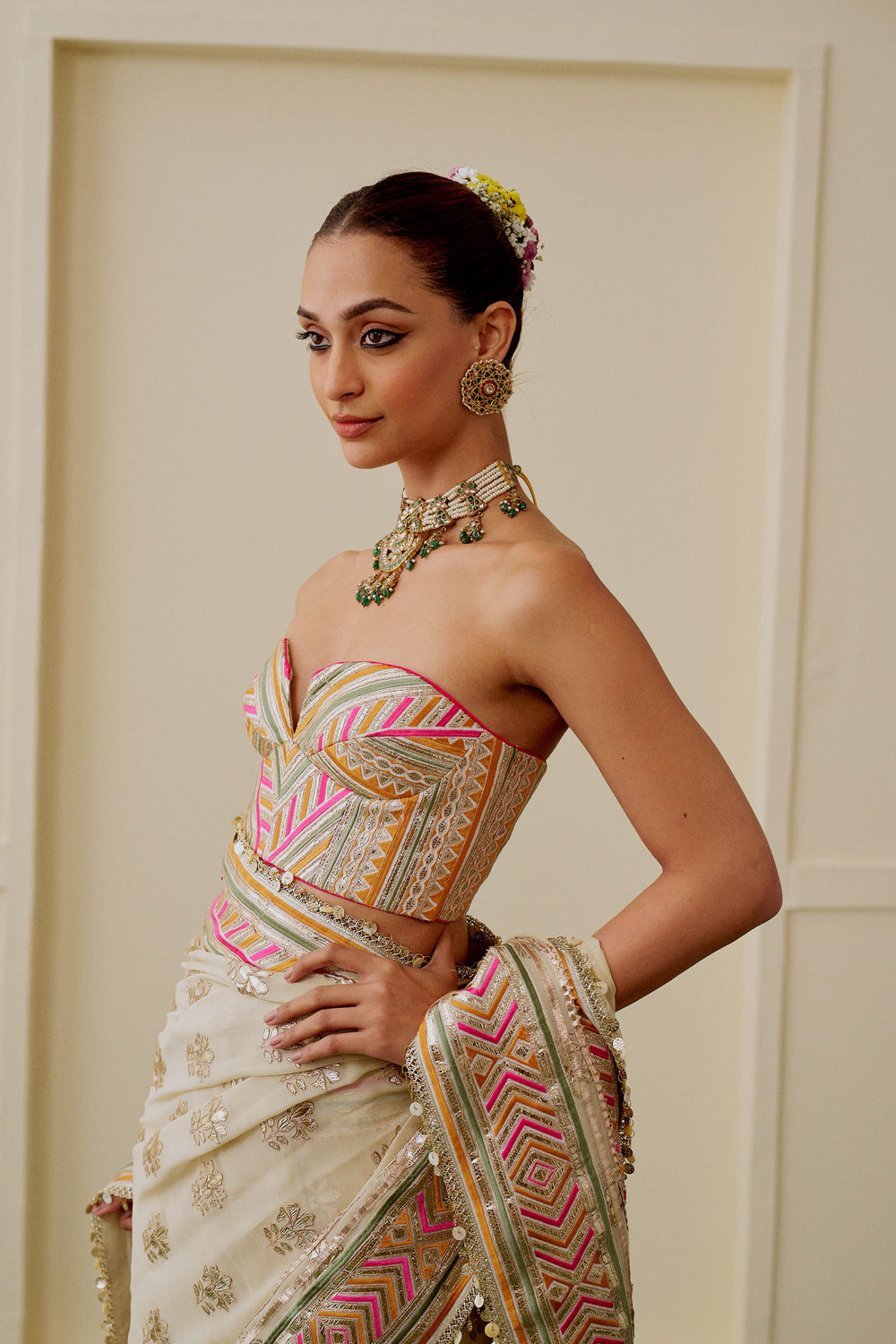 Sreeleela in Zehn Saree Set