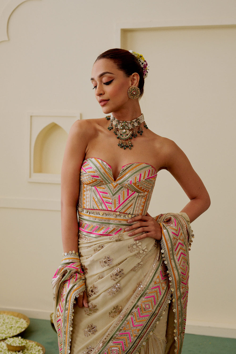 Sreeleela in Zehn Saree Set
