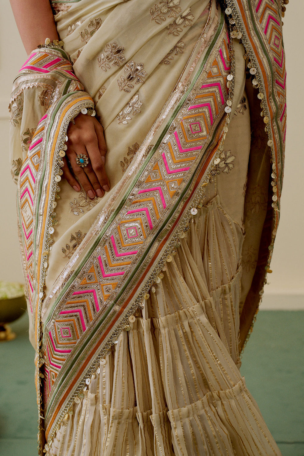 Sreeleela in Zehn Saree Set