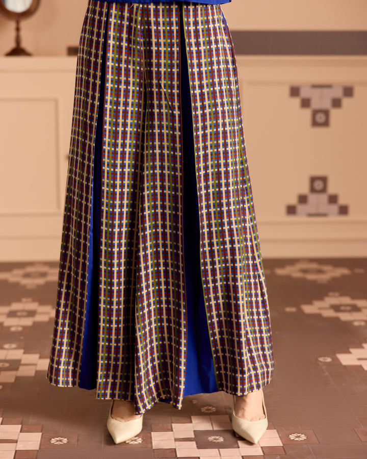Blue Gusset Pants