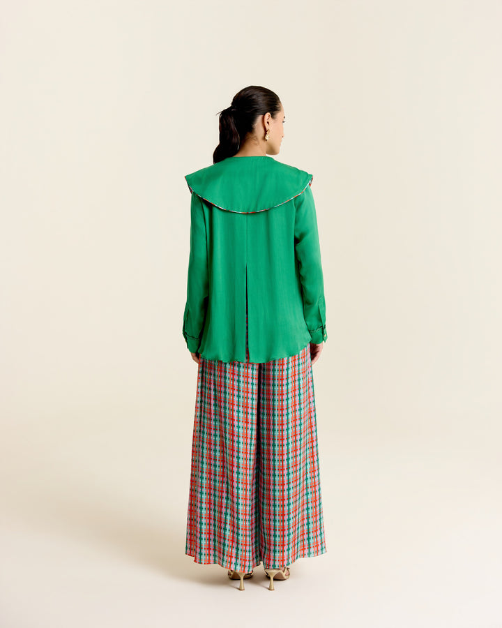 Mint Pleated Pants