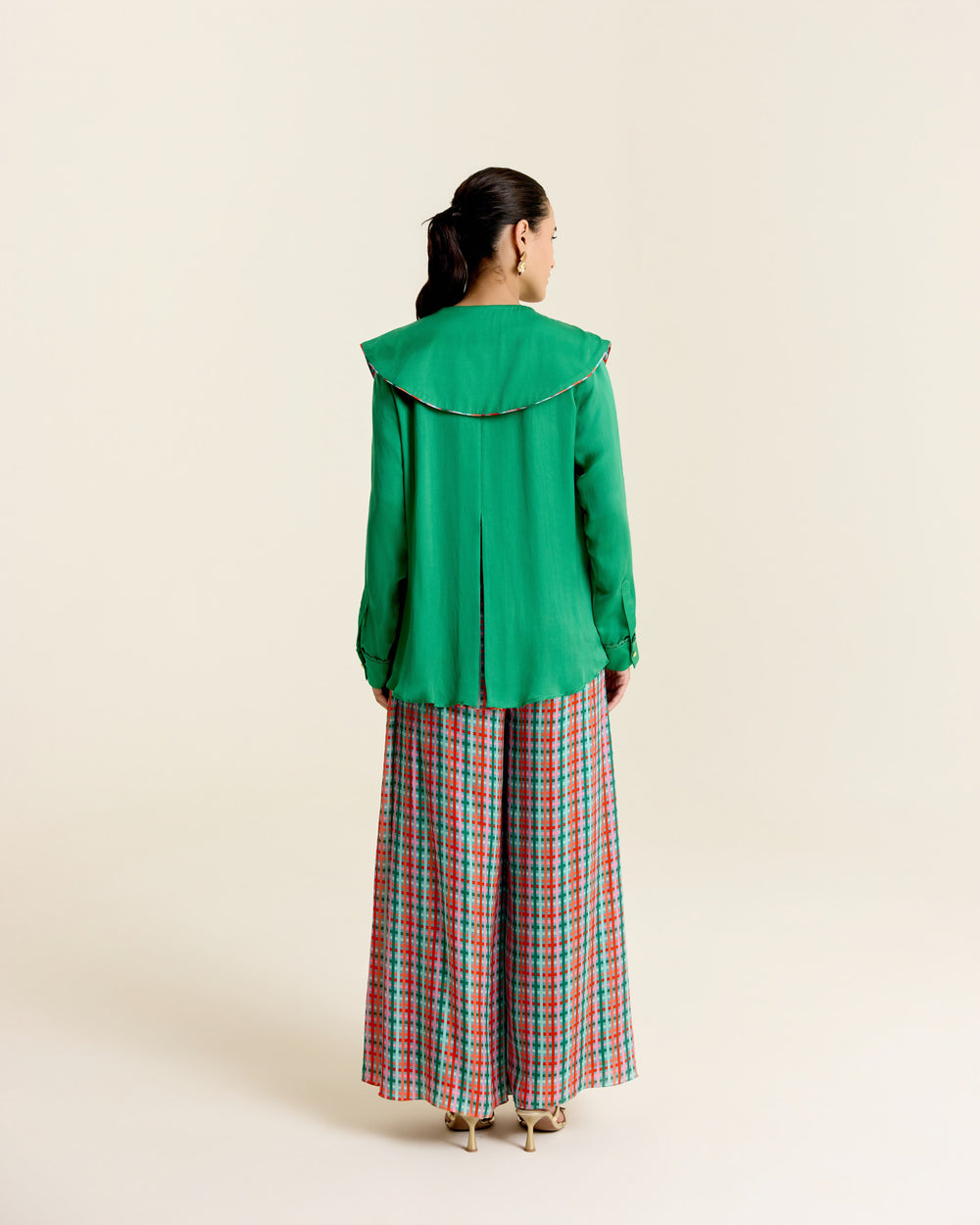 Mint Peter Pan Collar Shirt