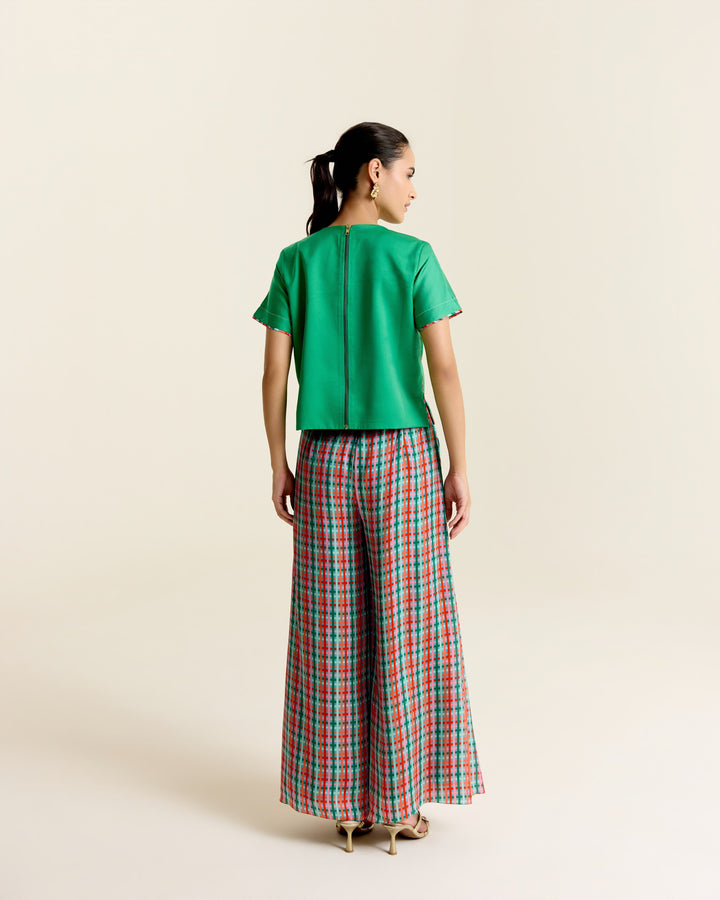 Mint Pleated Pants