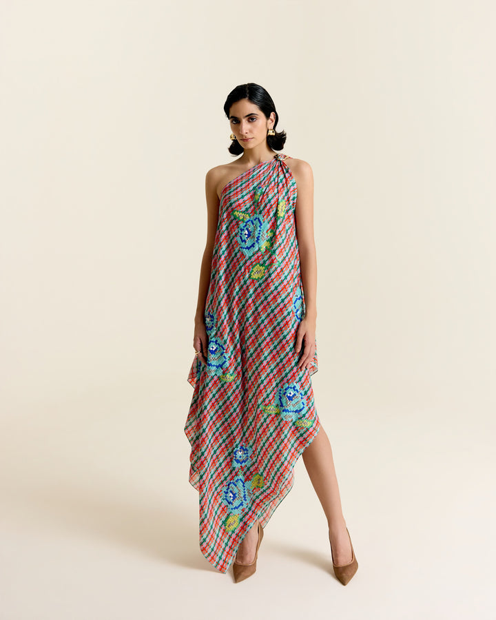 Mint One Shoulder Dress