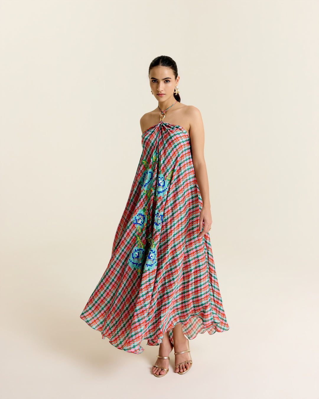 Mint Haulter Dress
