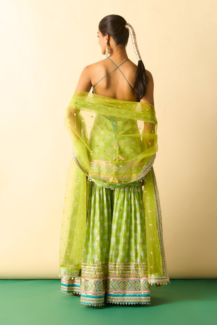 Dwisha Halter Sharara Set