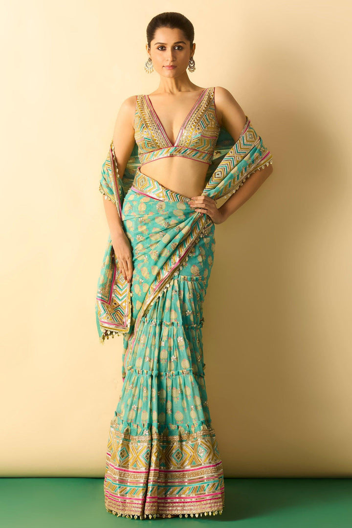 Jasleen Saree Set