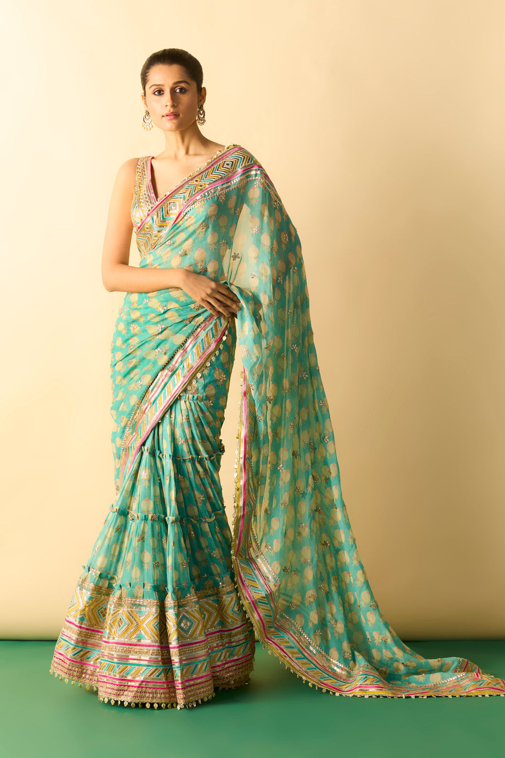Jasleen Saree Set