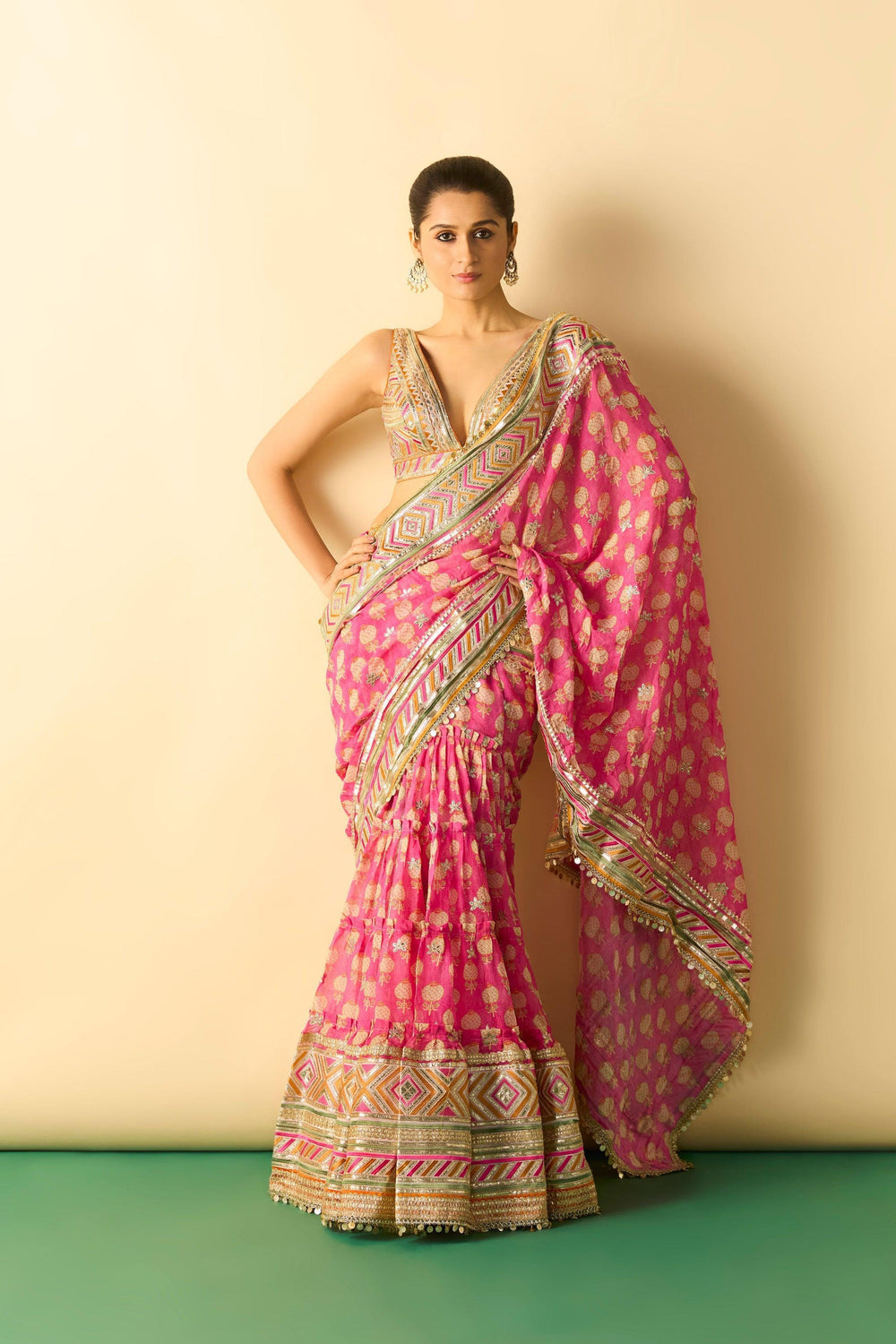 Jasleen Saree Set
