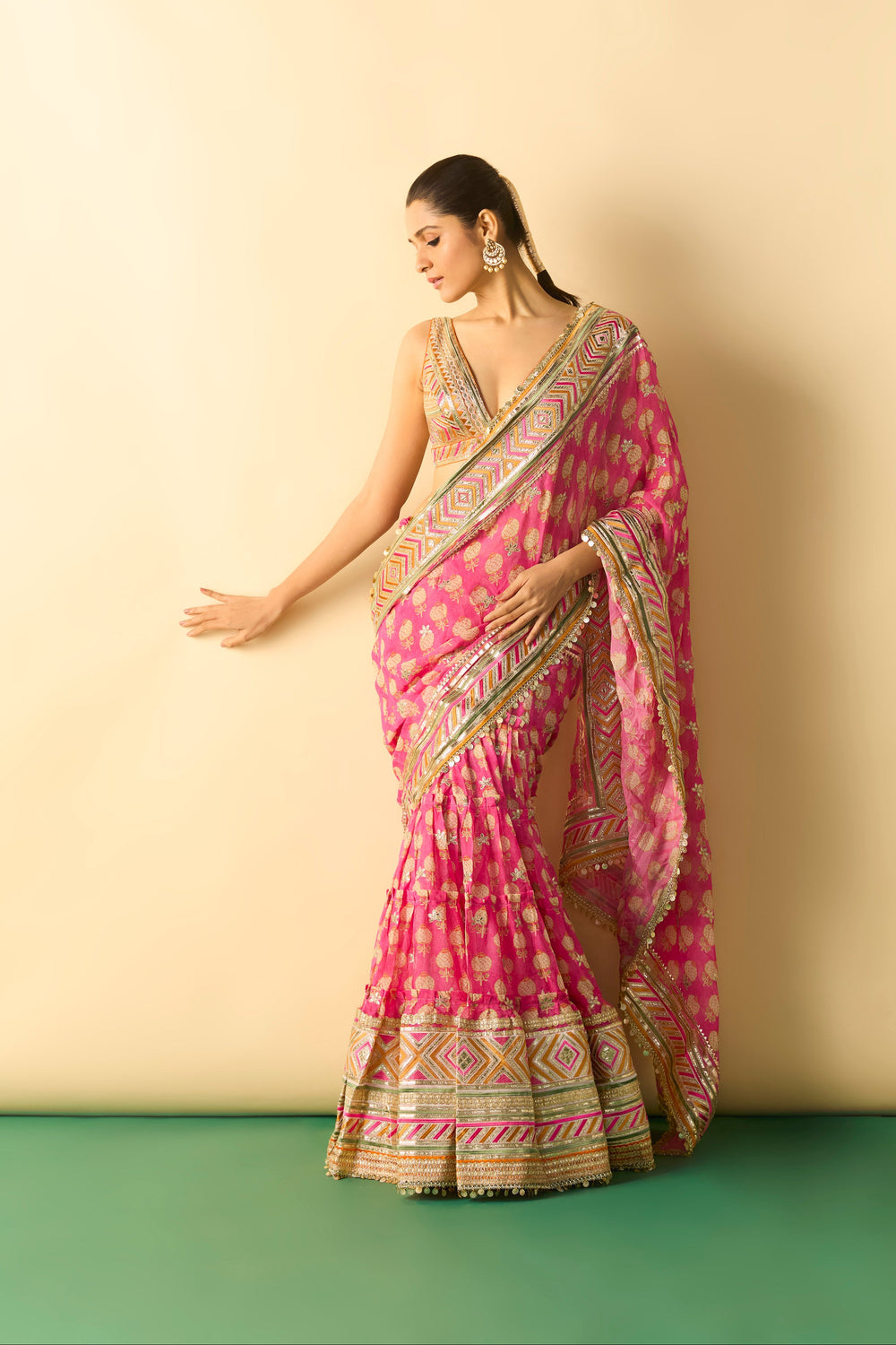 Jasleen Saree Set