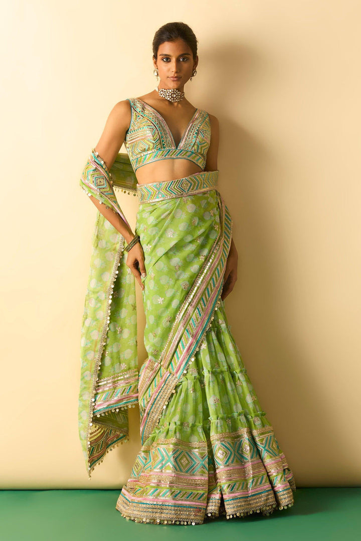 Jasleen Saree Set
