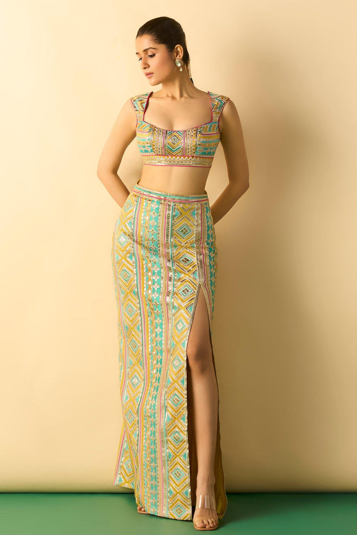 Kashvi Slit Skirt Set