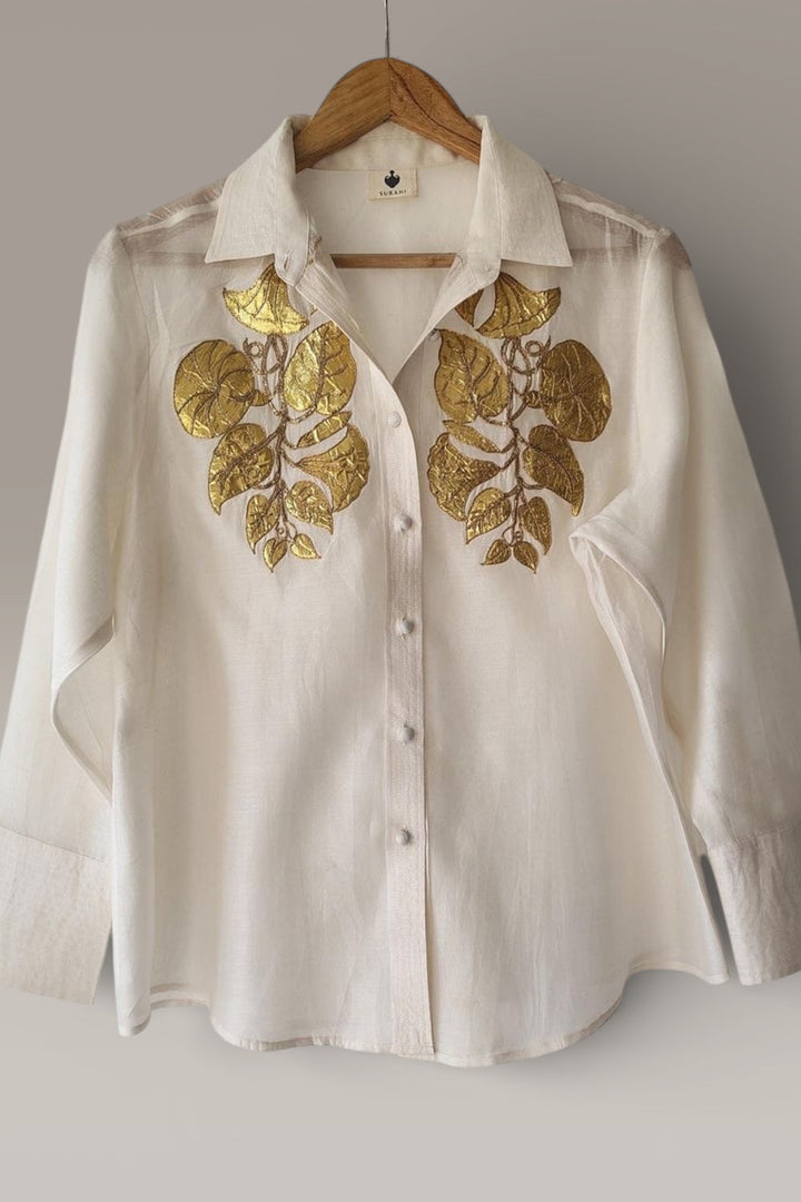 Ivory Botanica Gotapatti shirt